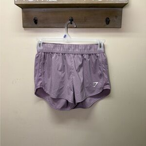 Gymshark Purple Athletic Shorts